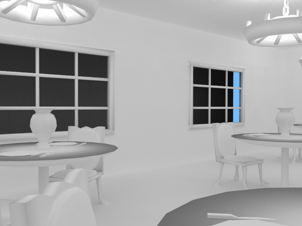3ds fancy restaurant - Fancy Restaurant by 3DUniverse Pro